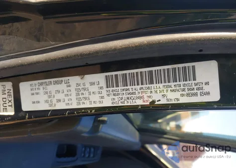 2012 Jeep Liberty Sport from USA, damaged, VIN 1C4PJLAK4CW104845